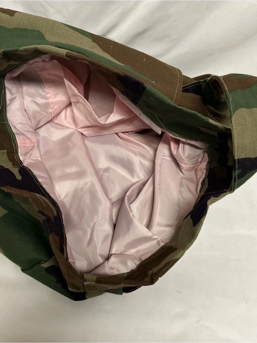 Camouflage Sling Tote Bag - Green Camo